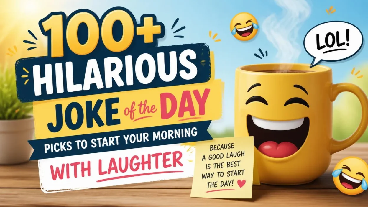 100+ Hilarious Joke of the Day Picks to Start Your Morning with Laughter 📅