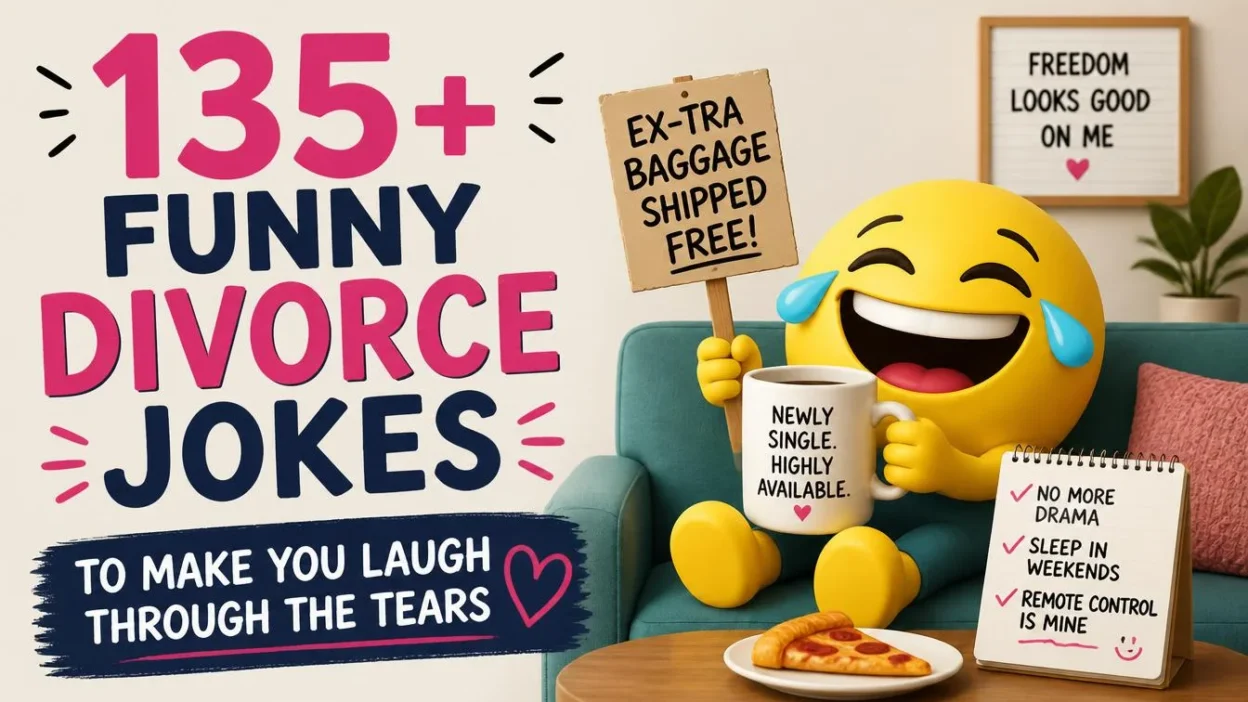 135+ Funny Divorce Jokes to Make You Laugh Through the Tears