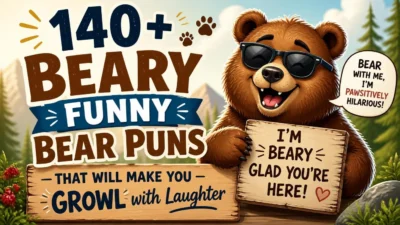 140+ Beary Funny Bear Puns That Will Make You Growl with Laughter 🐻