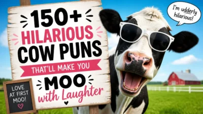 150+ Hilarious Cow Puns That’ll Make You Moo with Laughter 🐄