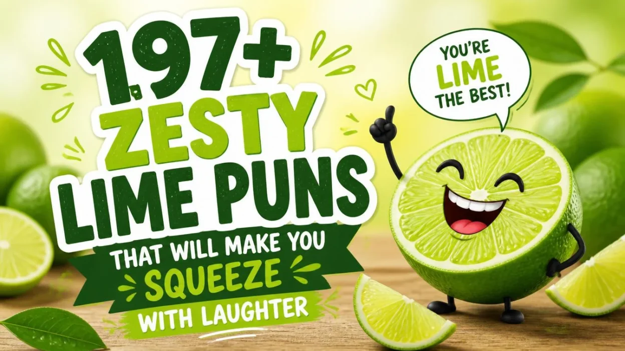 197+ Zesty Lime Puns That Will Make You Squeeze with Laughter 🍋