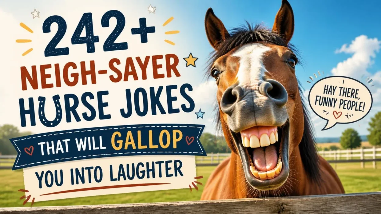 242+ Neigh-sayer Horse Jokes That Will Gallop You into Laughter 🐴