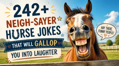 242+ Neigh-sayer Horse Jokes That Will Gallop You into Laughter 🐴