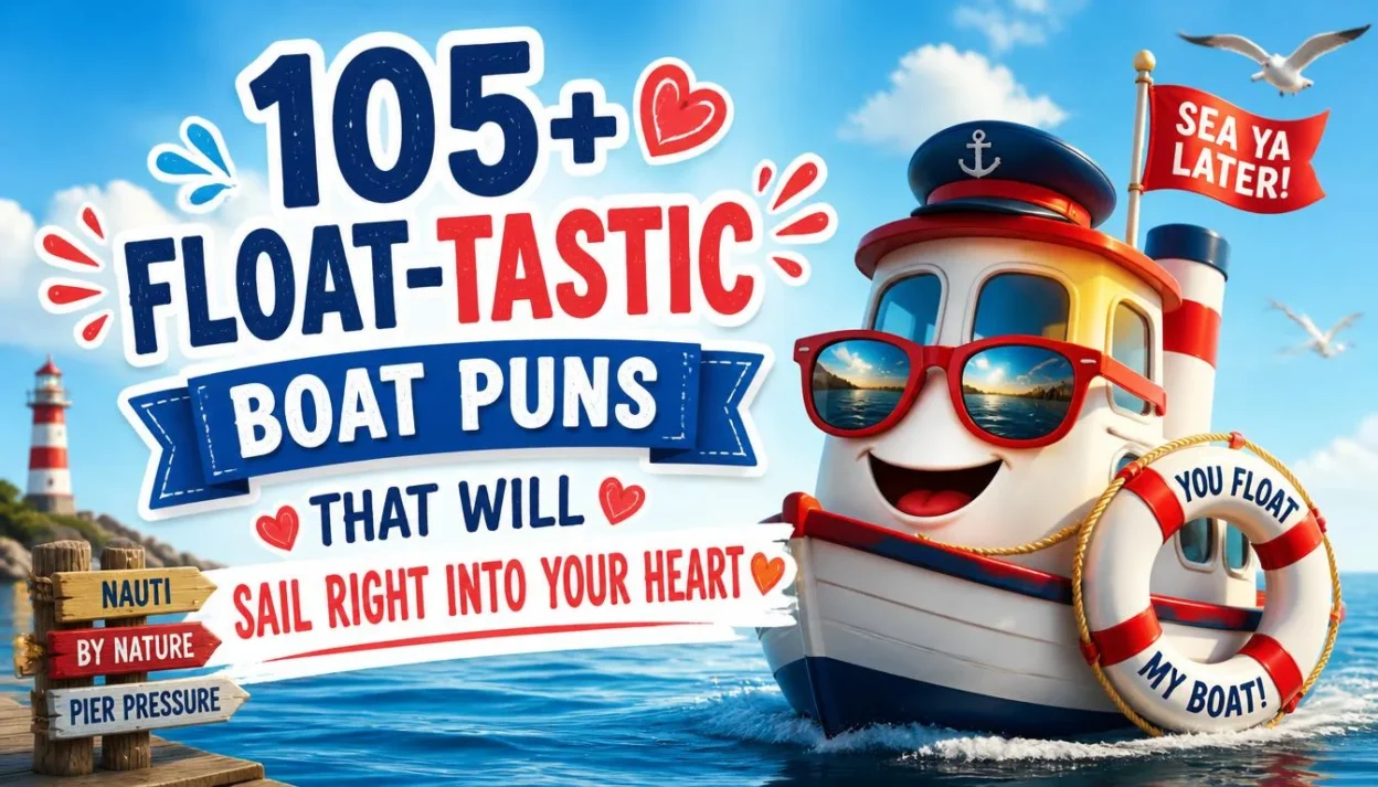 105+ Float-Tastic Boat Puns That Will Sail Right Into Your Heart 🚤