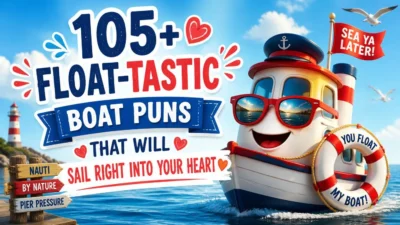 105+ Float-Tastic Boat Puns That Will Sail Right Into Your Heart 🚤