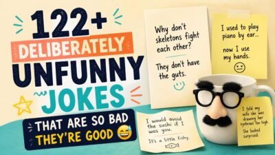 122+ Deliberately Unfunny Jokes That Are So Bad They're Good 😅