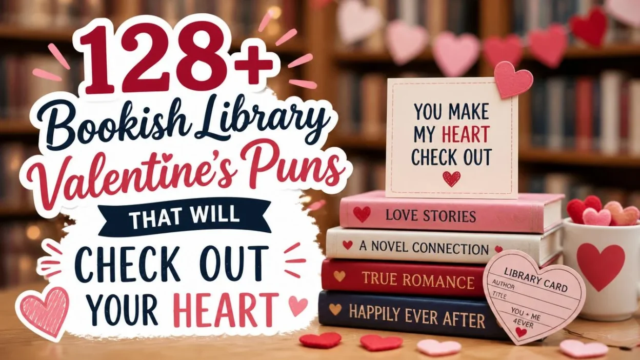 128+ Bookish Library Valentine's Puns That Will Check Out Your Heart 📚❤️