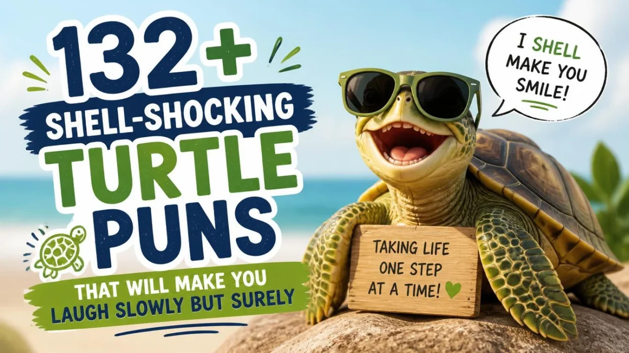 132+ Shell-Shocking Turtle Puns That Will Make You Laugh Slowly But Surely 🐢