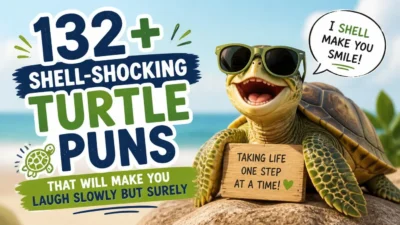 132+ Shell-Shocking Turtle Puns That Will Make You Laugh Slowly But Surely 🐢