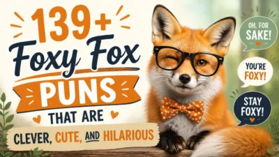 139+ Foxy Fox Puns That Are Clever, Cute, and Hilarious 🦊