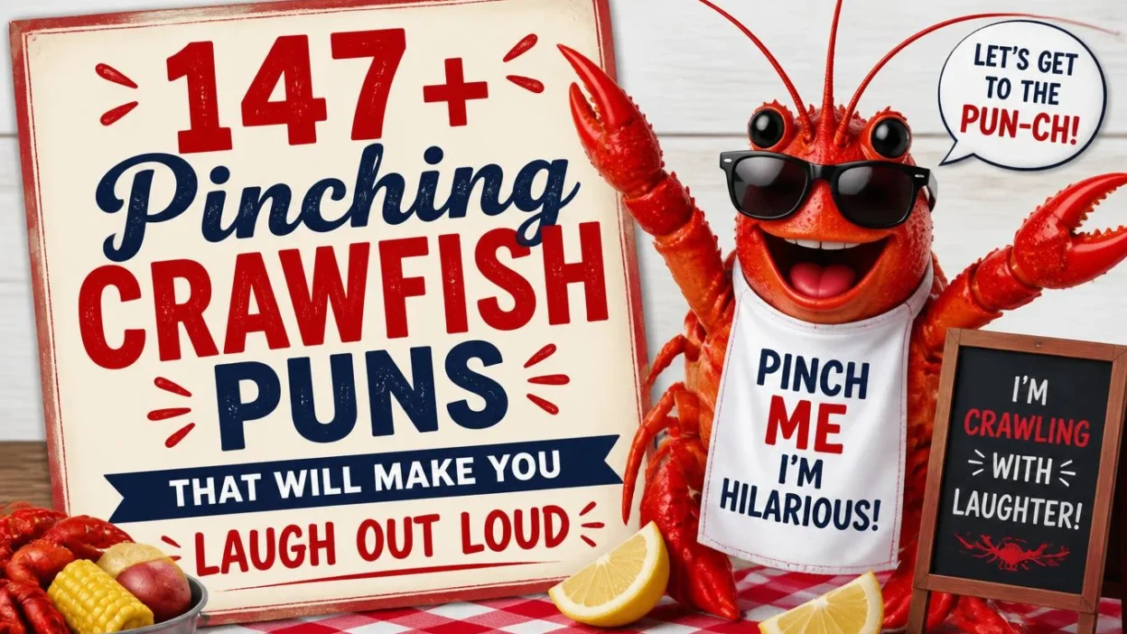 147+ Pinching Crawfish Puns That Will Make You Laugh Out Loud 🦞