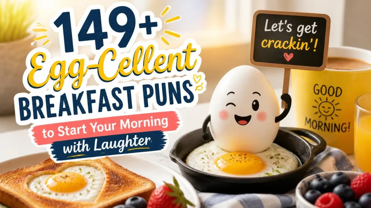 149+ Egg-Cellent Breakfast Puns to Start Your Morning with Laughter 🍳