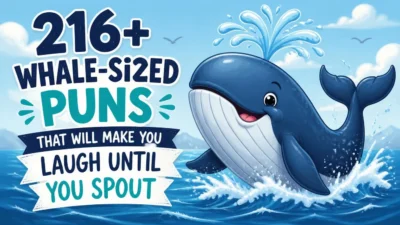 216+ Whale-Sized Puns That Will Make You Laugh Until You Spout 🐋