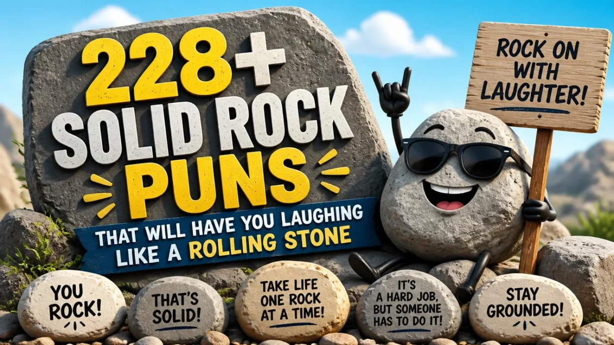 228+ Solid Rock Puns That Will Have You Laughing Like a Rolling Stone