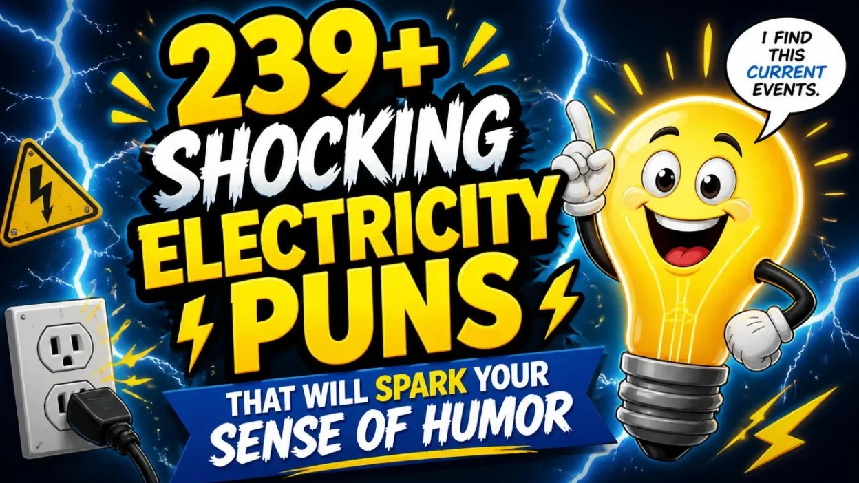 239+ Shocking Electricity Puns That Will Spark Your Sense of Humor ⚡