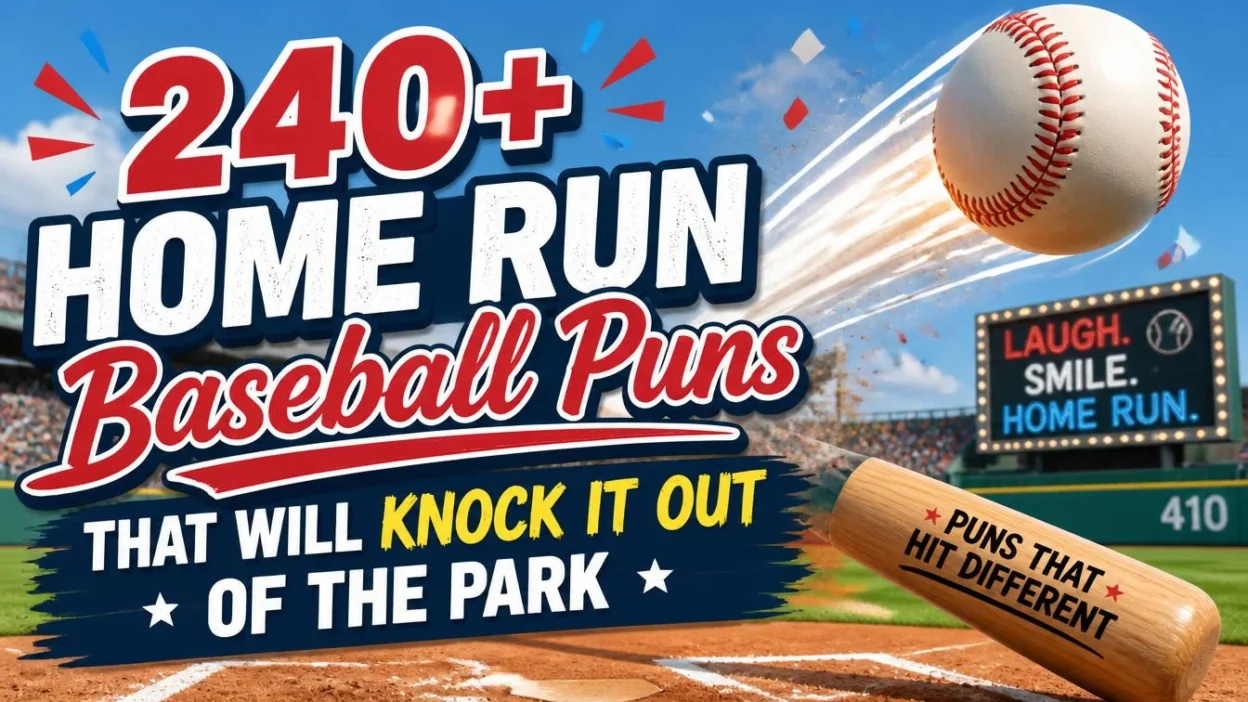 240+ Home Run Baseball Puns That Will Knock It Out of the Park ⚾