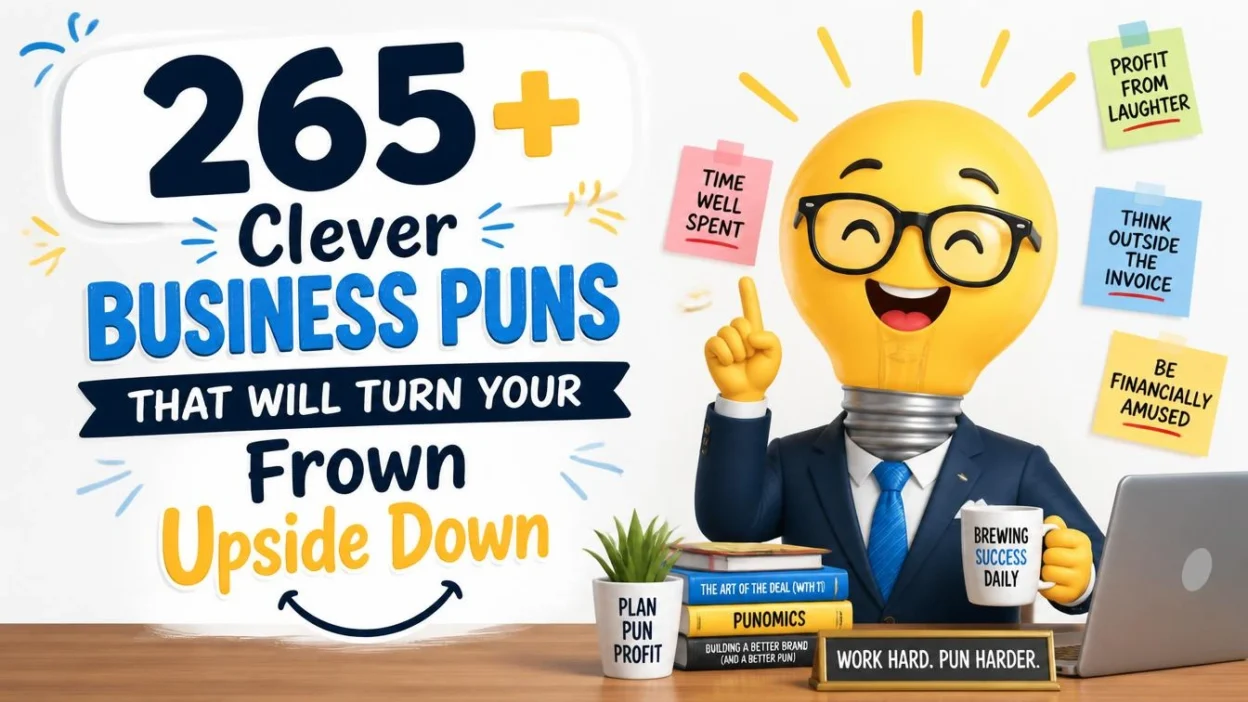265+ Clever Business Puns That Will Turn Your Frown Upside Down
