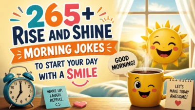 265+ Rise and Shine Morning Jokes to Start Your Day with a Smile 🌅