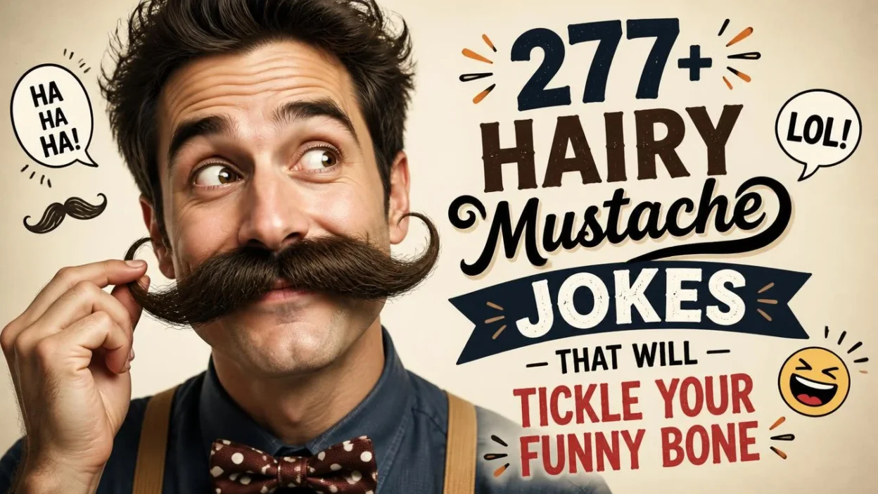 277+ Hairy Mustache Jokes That Will Tickle Your Funny Bone 👨