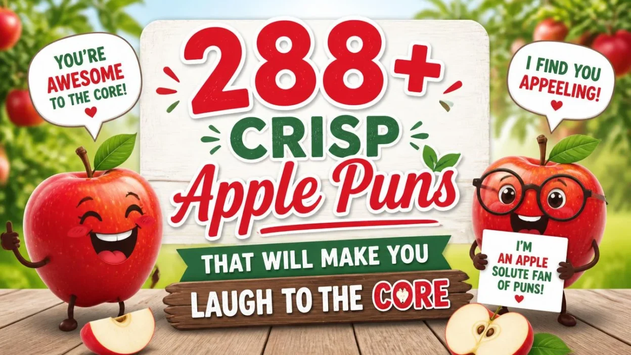 288+ Crisp Apple Puns That Will Make You Laugh to the Core 🍎