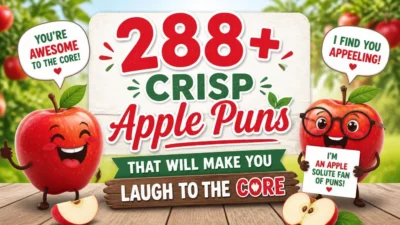 288+ Crisp Apple Puns That Will Make You Laugh to the Core 🍎