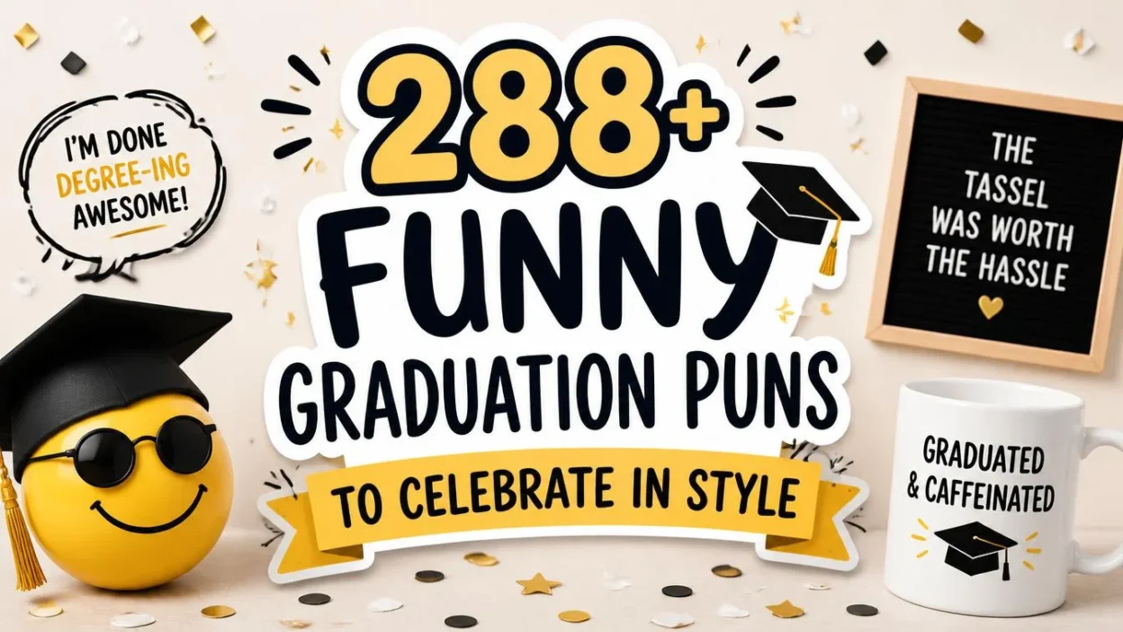 288+ Funny Graduation Puns to Celebrate in Style 🎓
