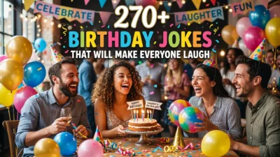270+ Birthday Jokes That Will Make Everyone Laugh 🎂😂