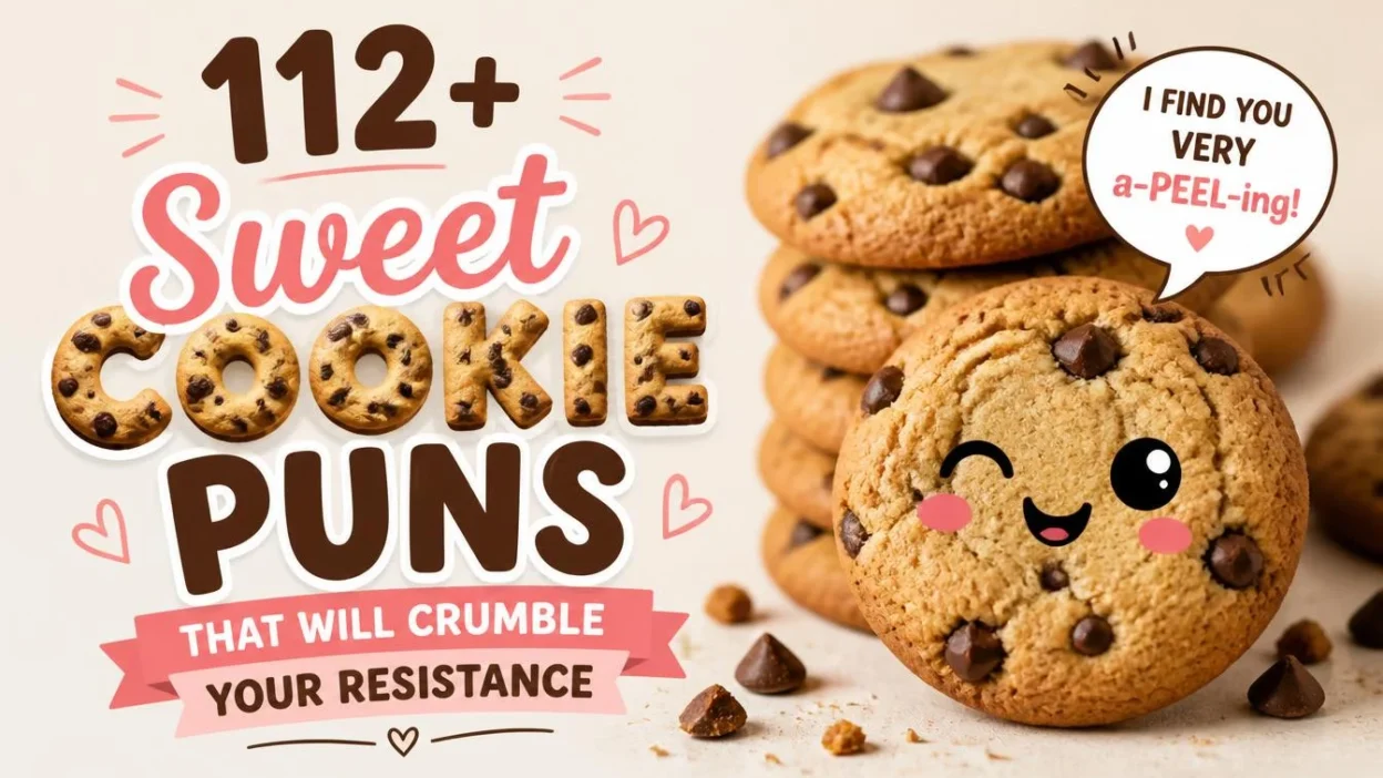 112+ Sweet Cookie Puns That Will Crumble Your Resistance 🍪