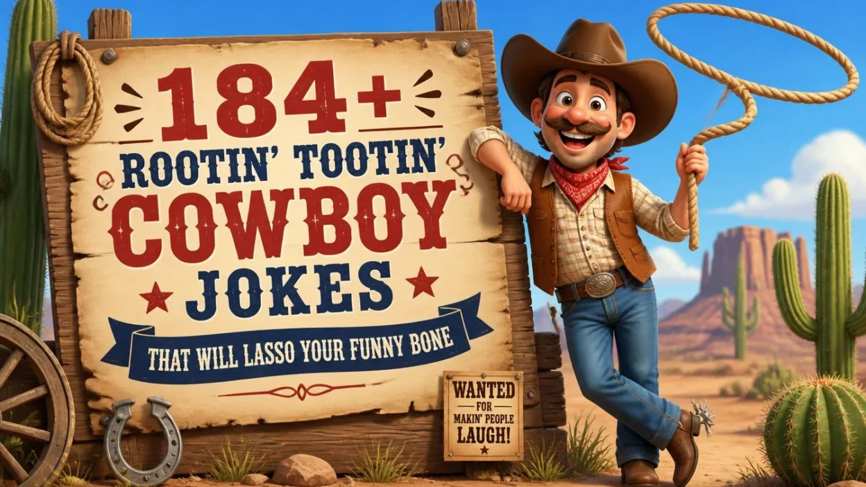 184+ Rootin' Tootin' Cowboy Jokes That Will Lasso Your Funny Bone 🤠