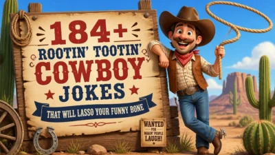 184+ Rootin' Tootin' Cowboy Jokes That Will Lasso Your Funny Bone 🤠